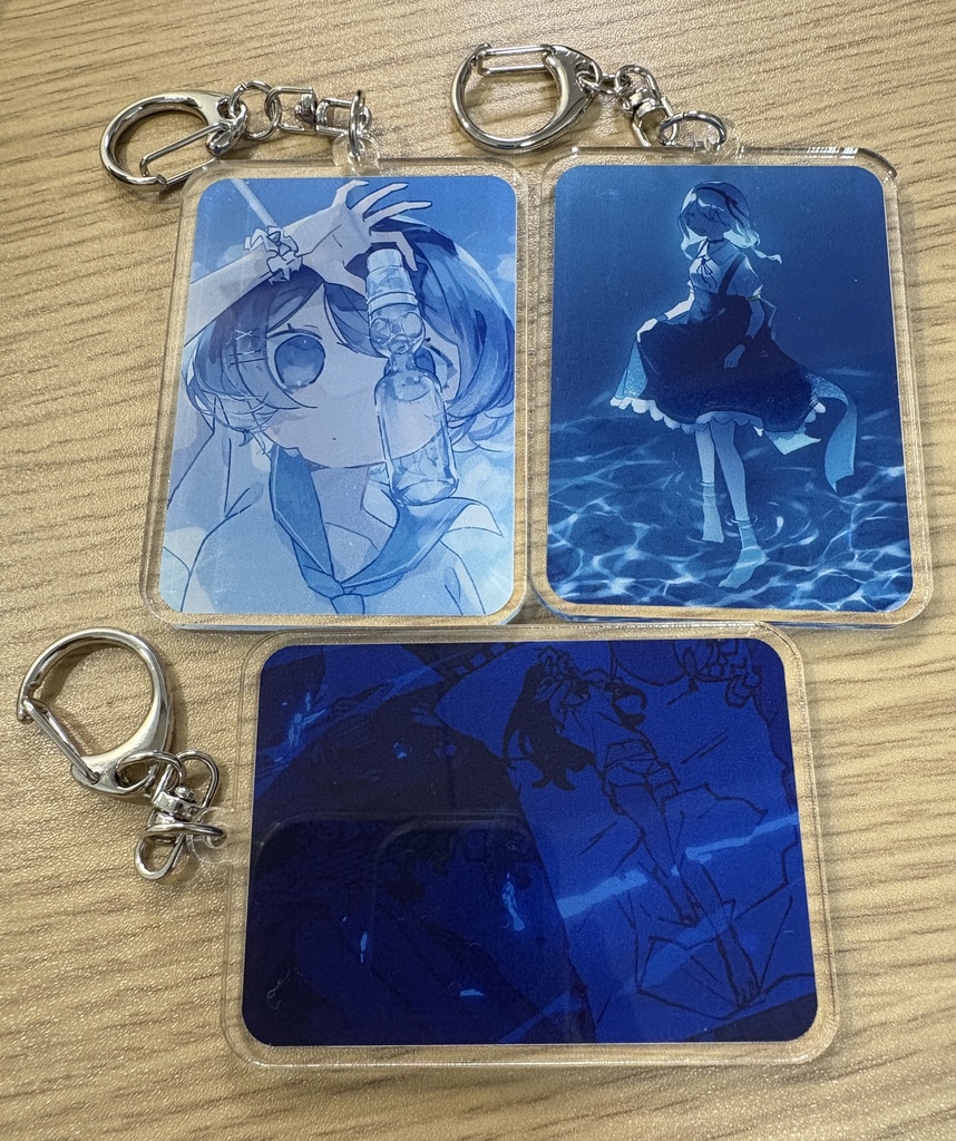 アクキー3セット(ラムネ、夜の海辺、竜宮城)