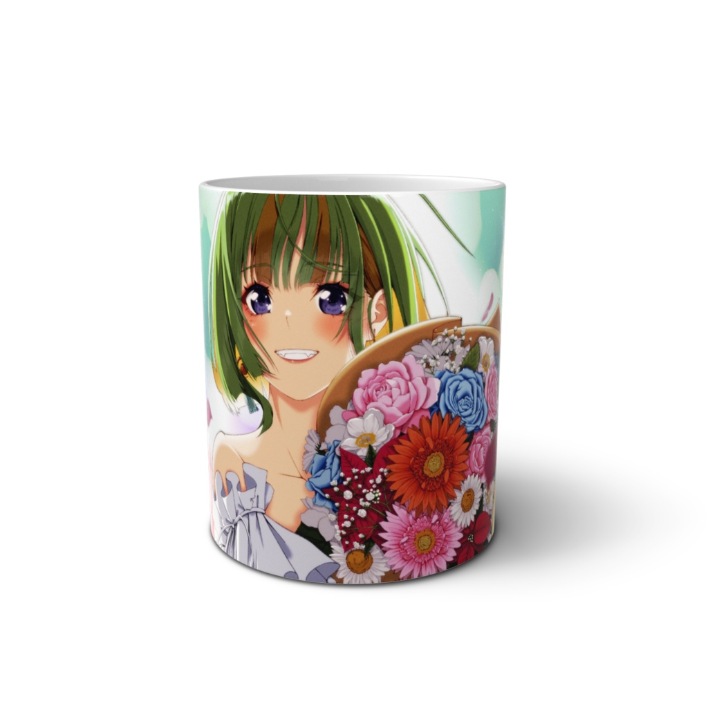 記念　白ワンピりさ子　マグカップ