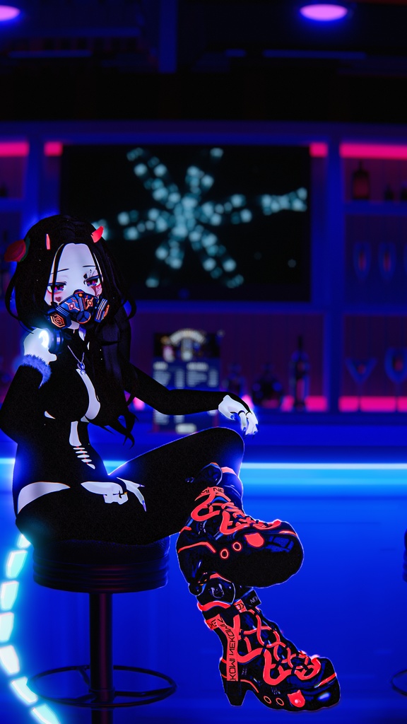 【桔梗】💜Neon Beat Cat Suit💜 for Kikyo