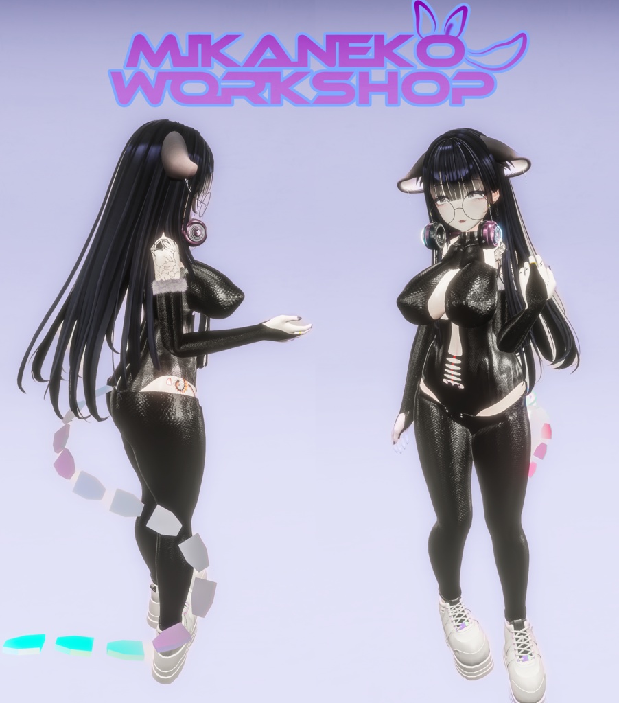 【桔梗】💜Neon Beat Cat Suit💜 for Kikyo