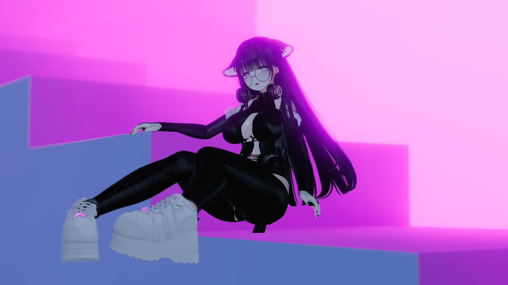 【桔梗】💜Neon Beat Cat Suit💜 for Kikyo