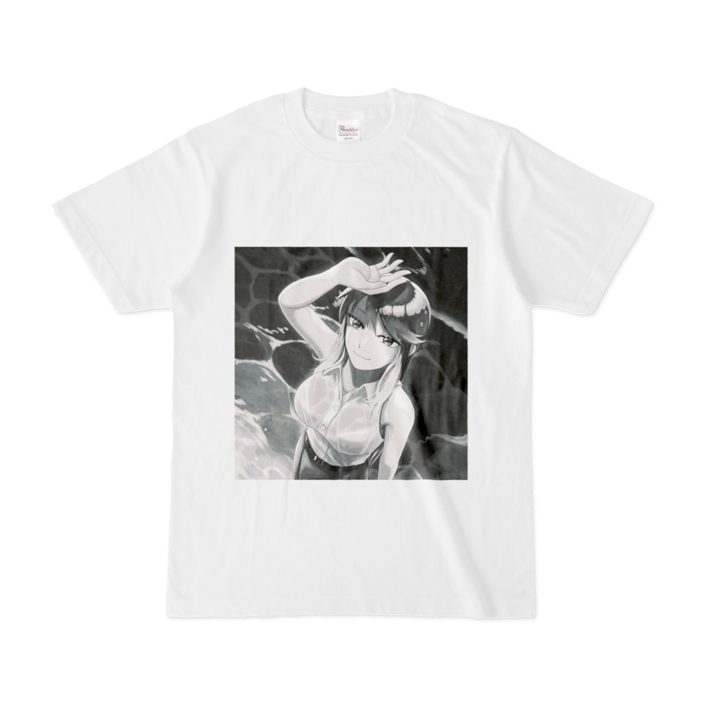 月夜のヒミカ モノクロTシャツ