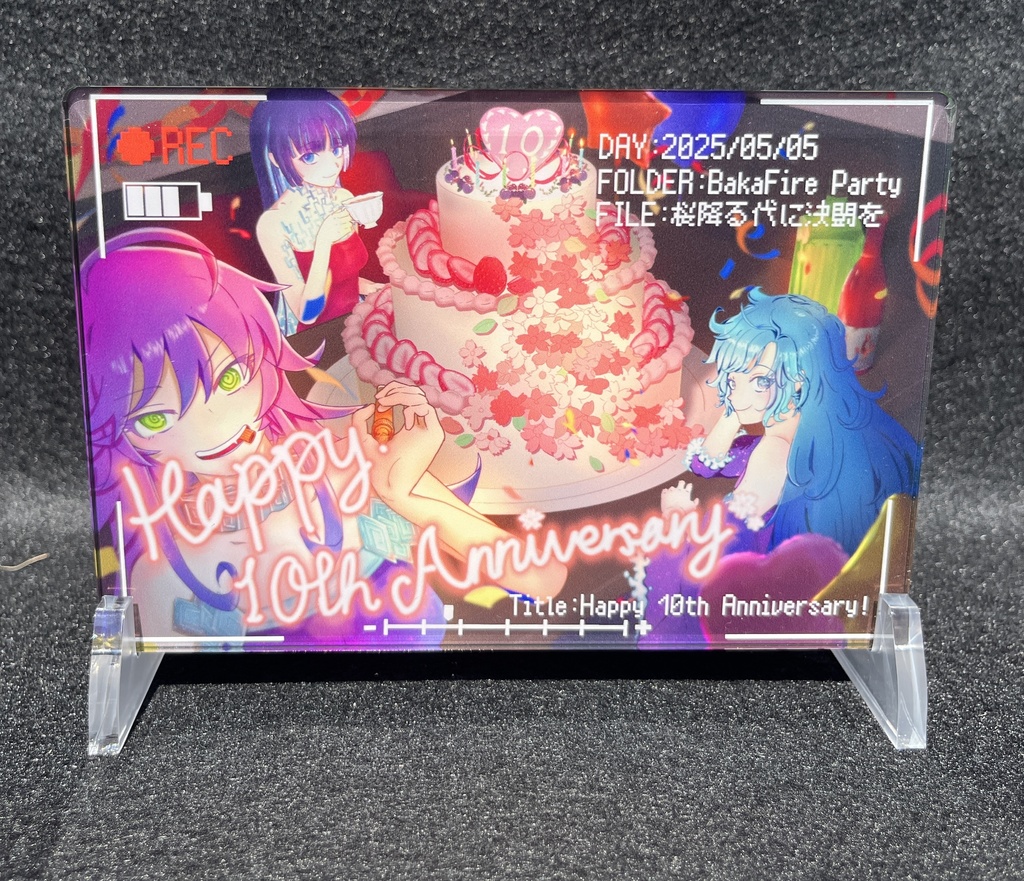 ハガキサイズアクリルスタンド