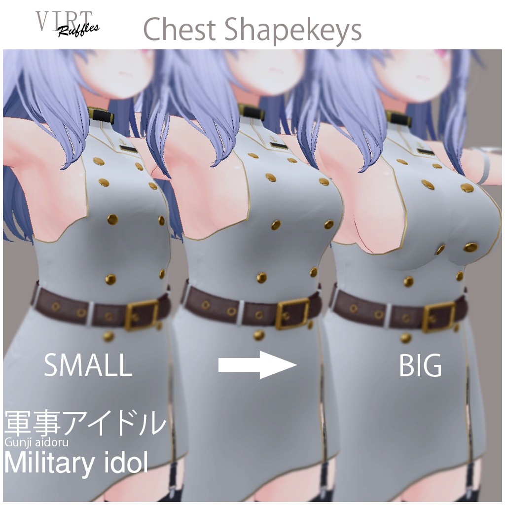 【桔梗/Kikyo】軍事アイドル - Military Idol