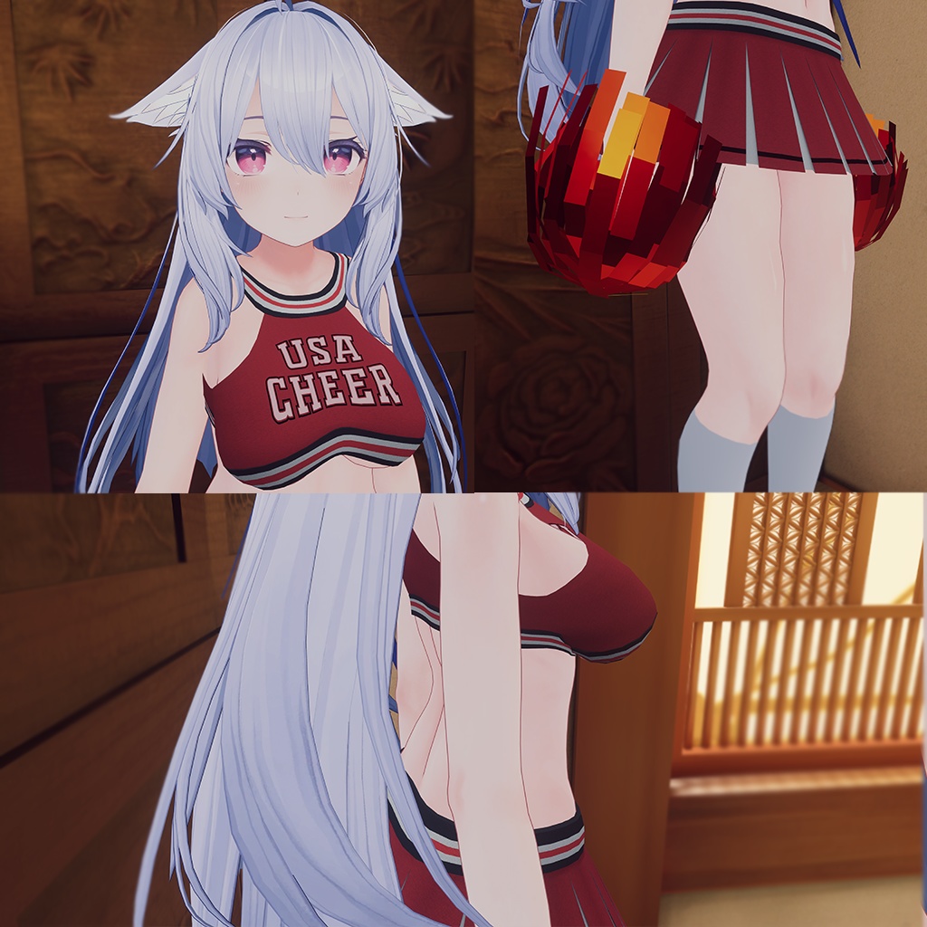 【桔梗/Kikyo】チアリーダー桔梗 - Cheerleader Kikyo