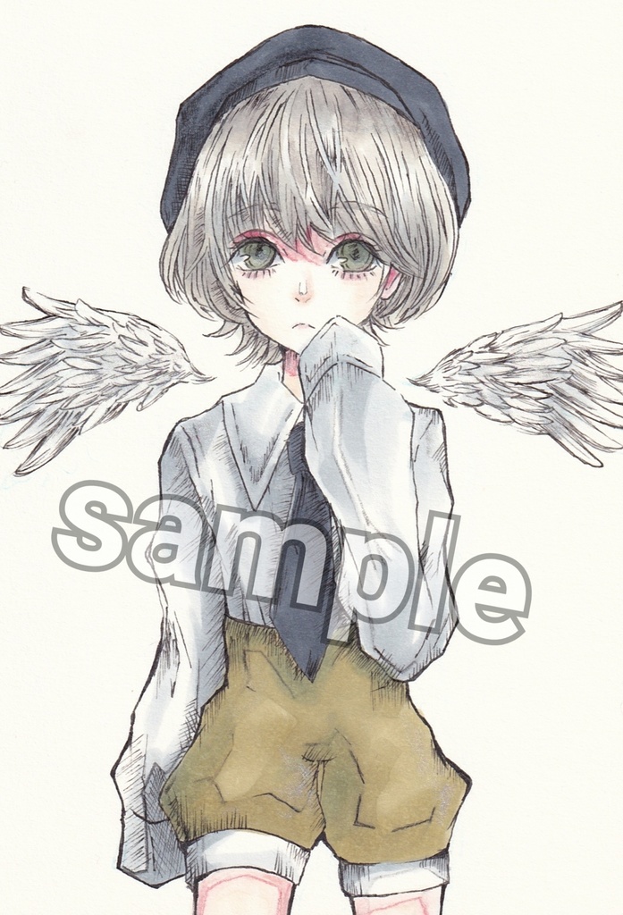 「天使の子」ポストカード