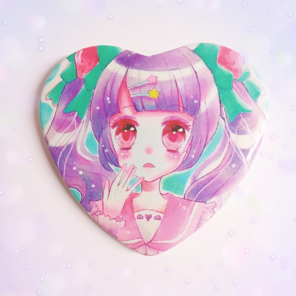 ぱふぇちゃん 缶バッジ