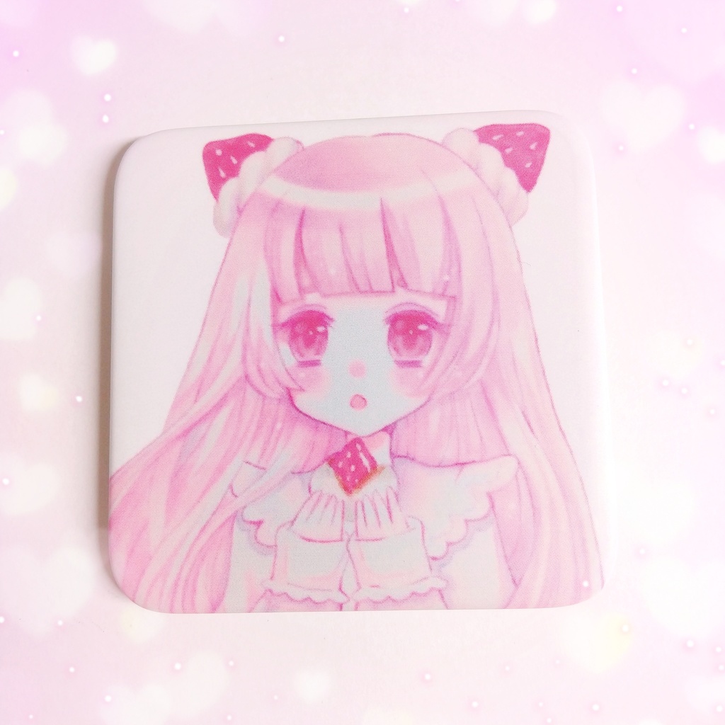 苺だいふくちゃん 缶バッジ