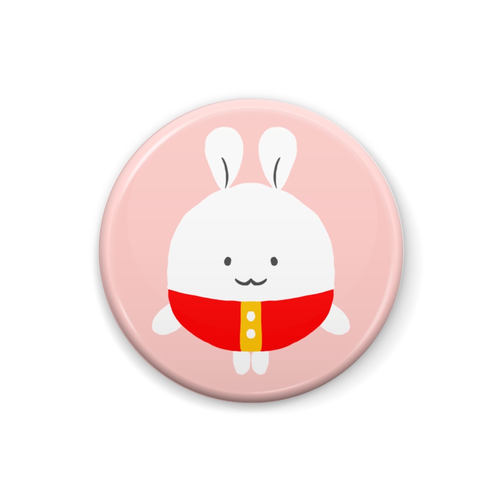 うさぼーる缶バッヂ