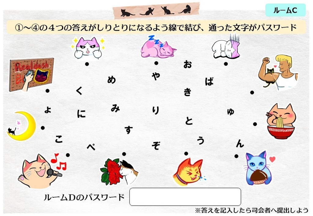 リアル謎解き脱出ゲーム「新型コネコウイルスからの脱出」