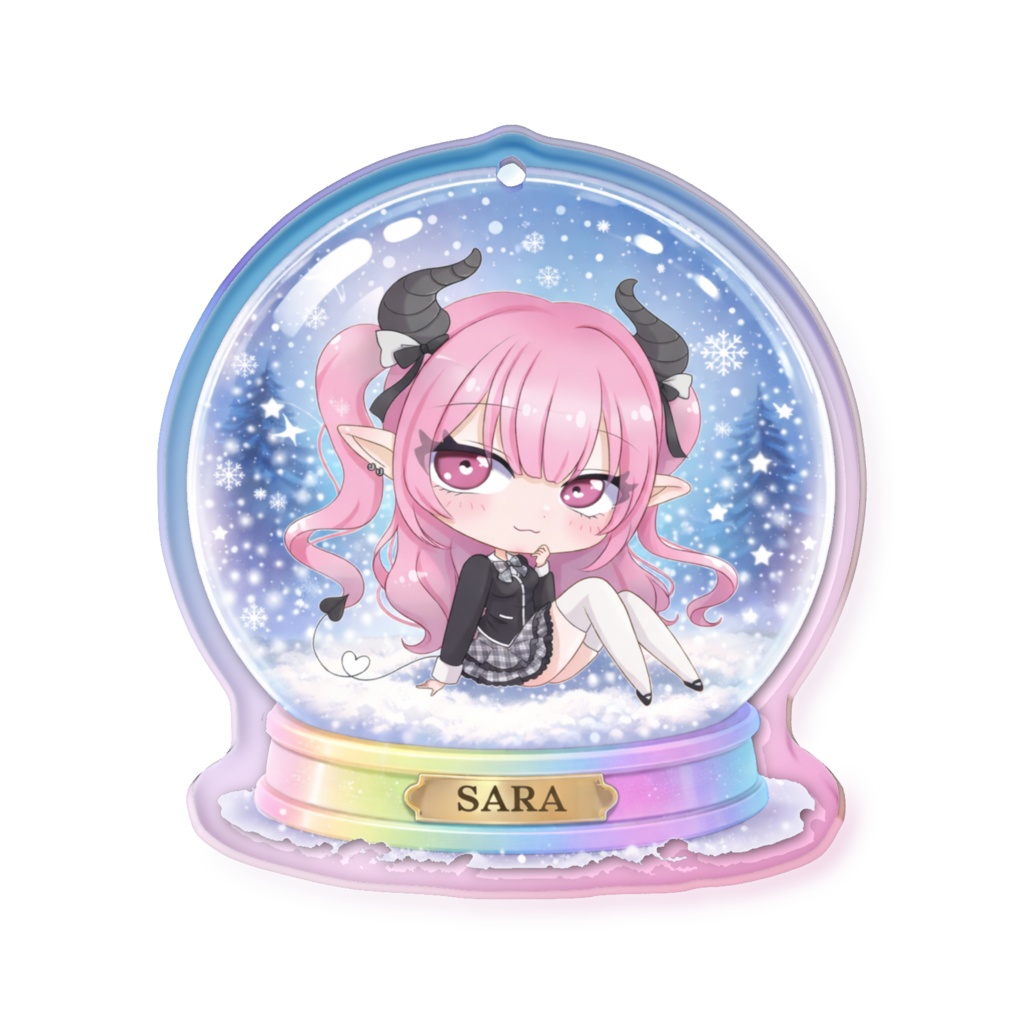 紗羅ちゃんスノードームオーロラあくきー