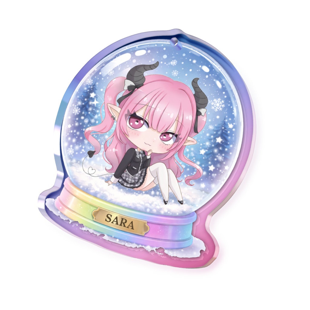 紗羅ちゃんスノードームオーロラあくきー