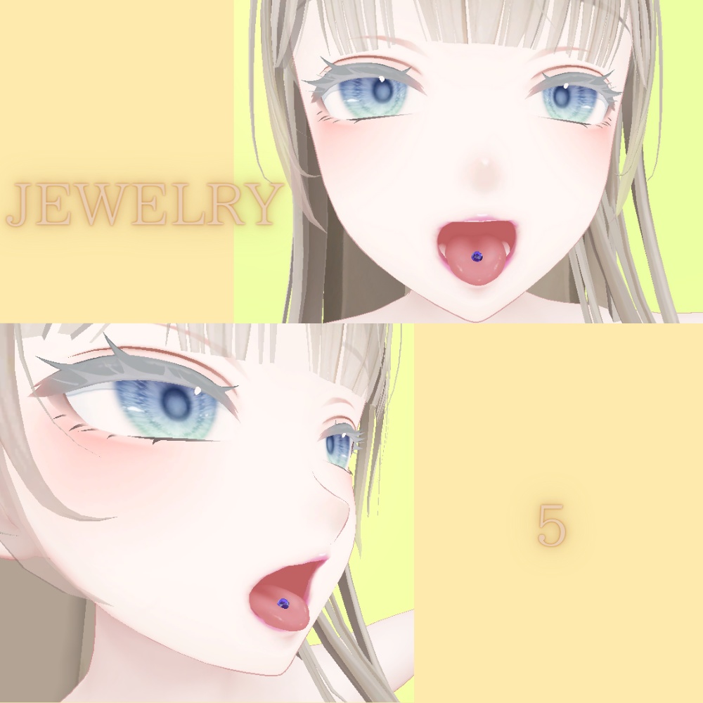 【舌ピアス】6点セット