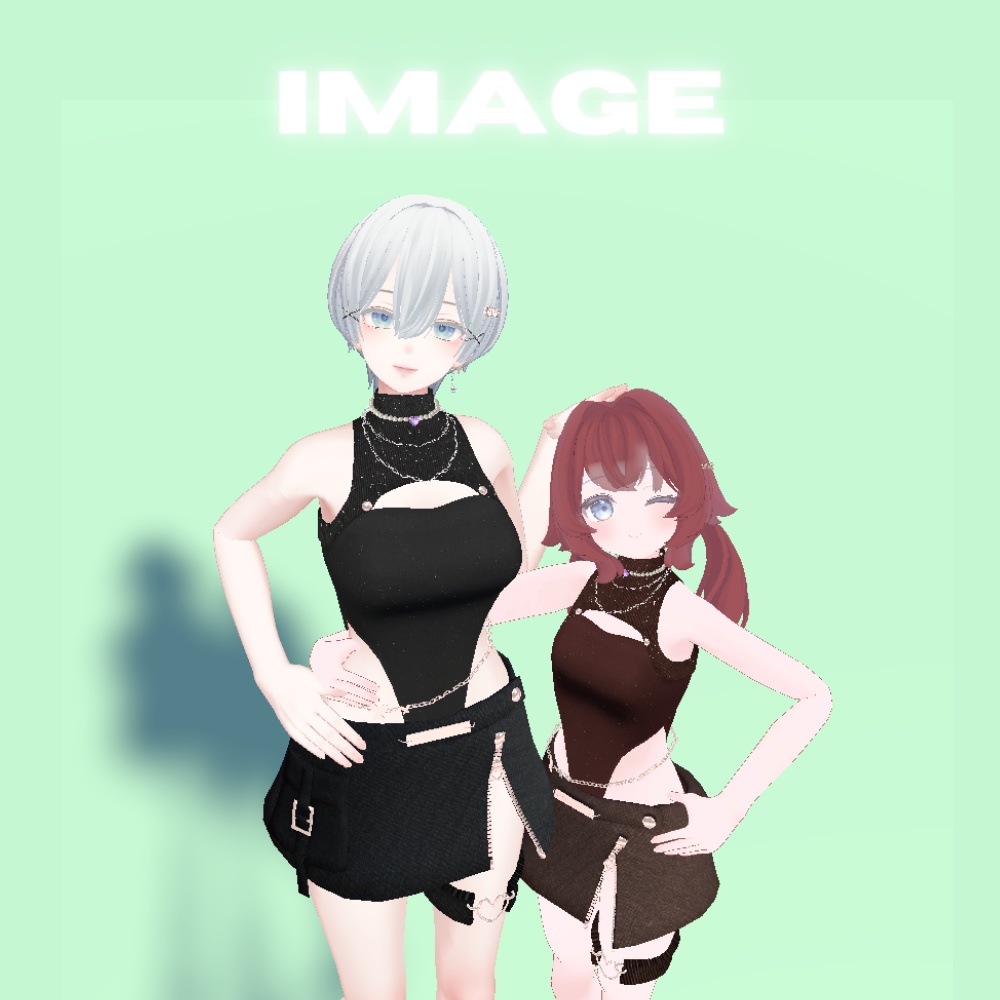 【2WAY】ワンピース×水着【コーディネートセット】