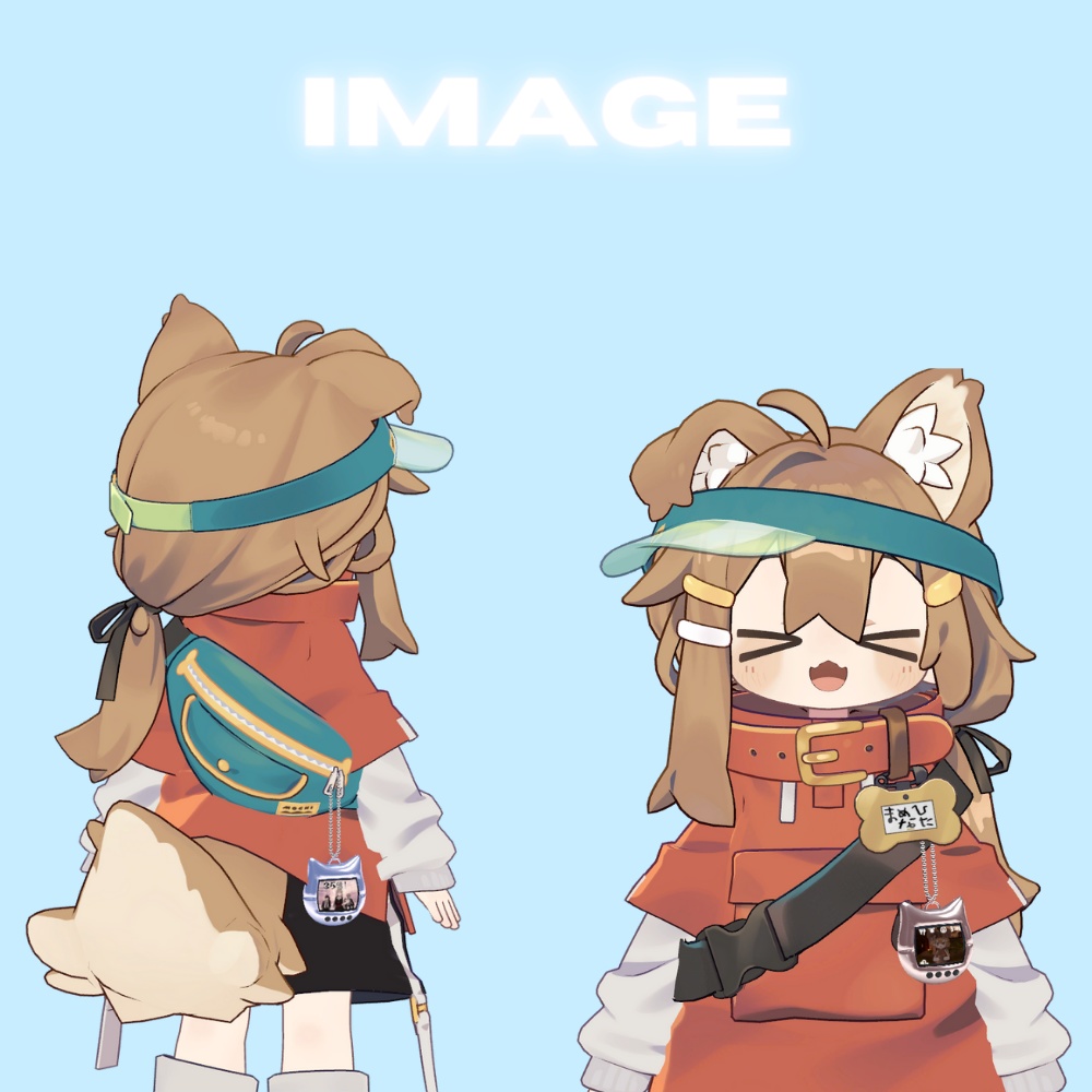 【にゃ~ごっち】待ち受けを好きな写真に変更できる【キーホルダー】