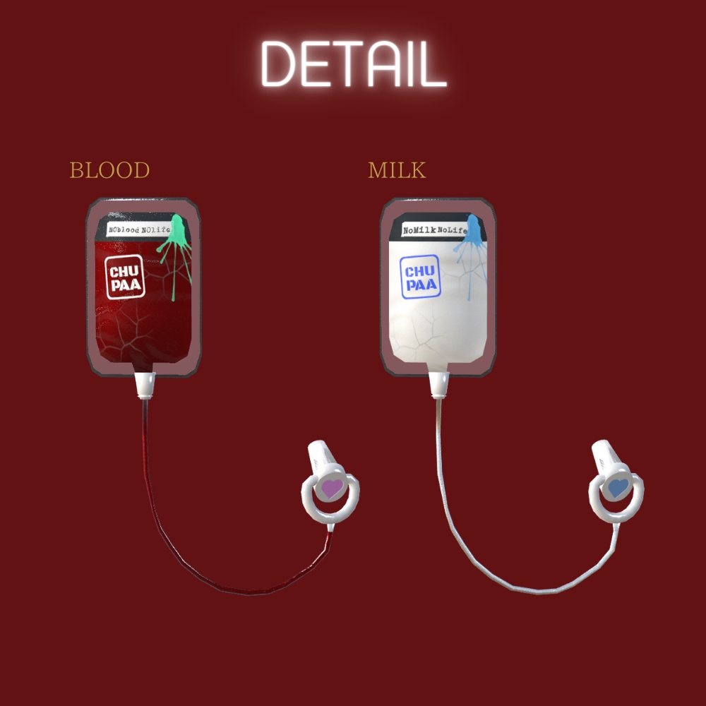 ちゅぱちゅぱBlood&Milk【ヘアアクセ】