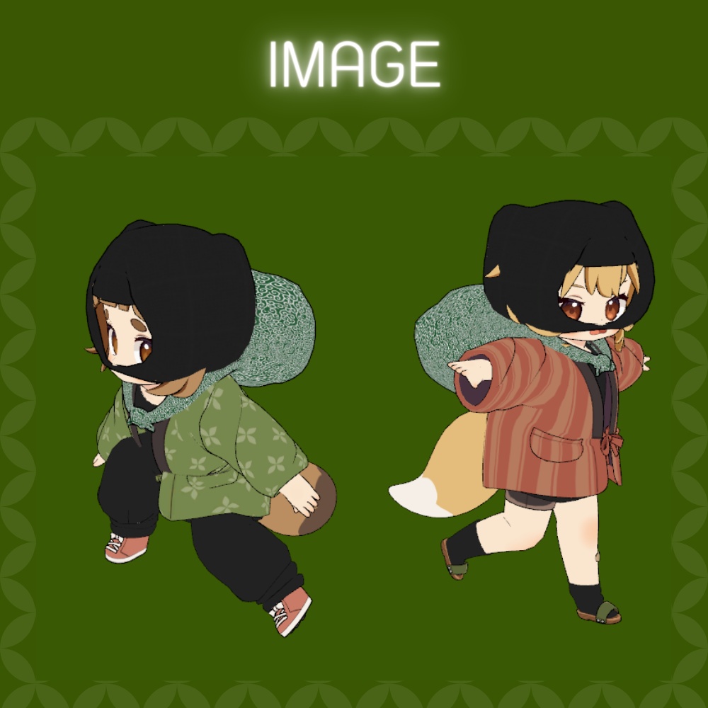 【無料】どろぼうごっこ【まめひ/chibi_kemo対応】Free!