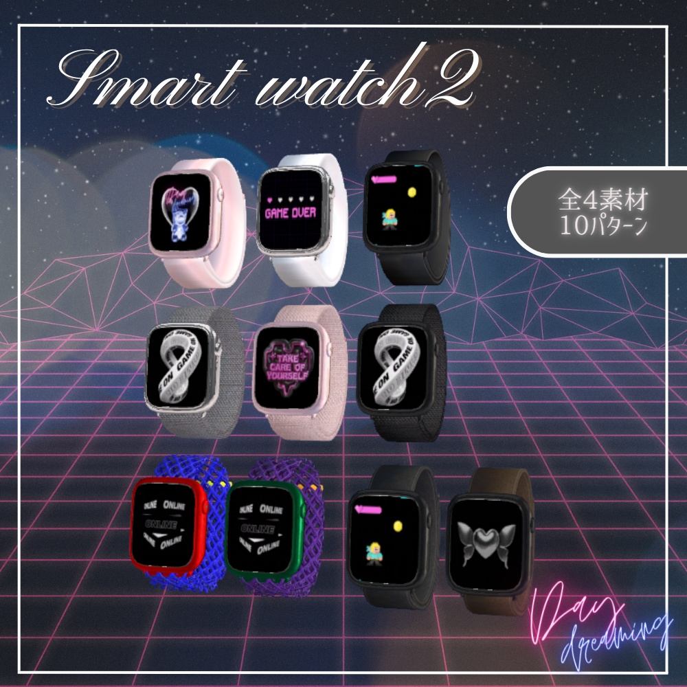 【待受anim7種入】smartwatch【好きな画像に変更も可能】