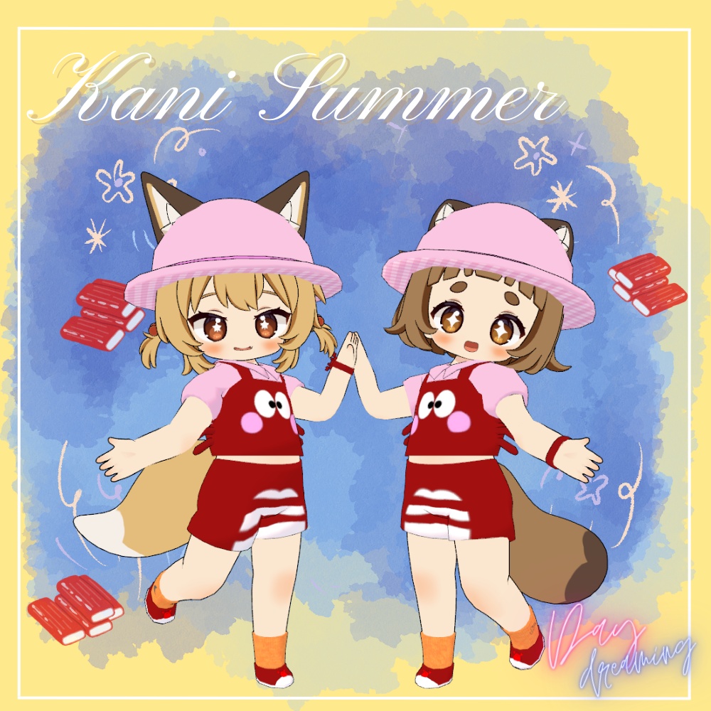 【夏くる】カニさんsummer【Chibi_kemo対応】