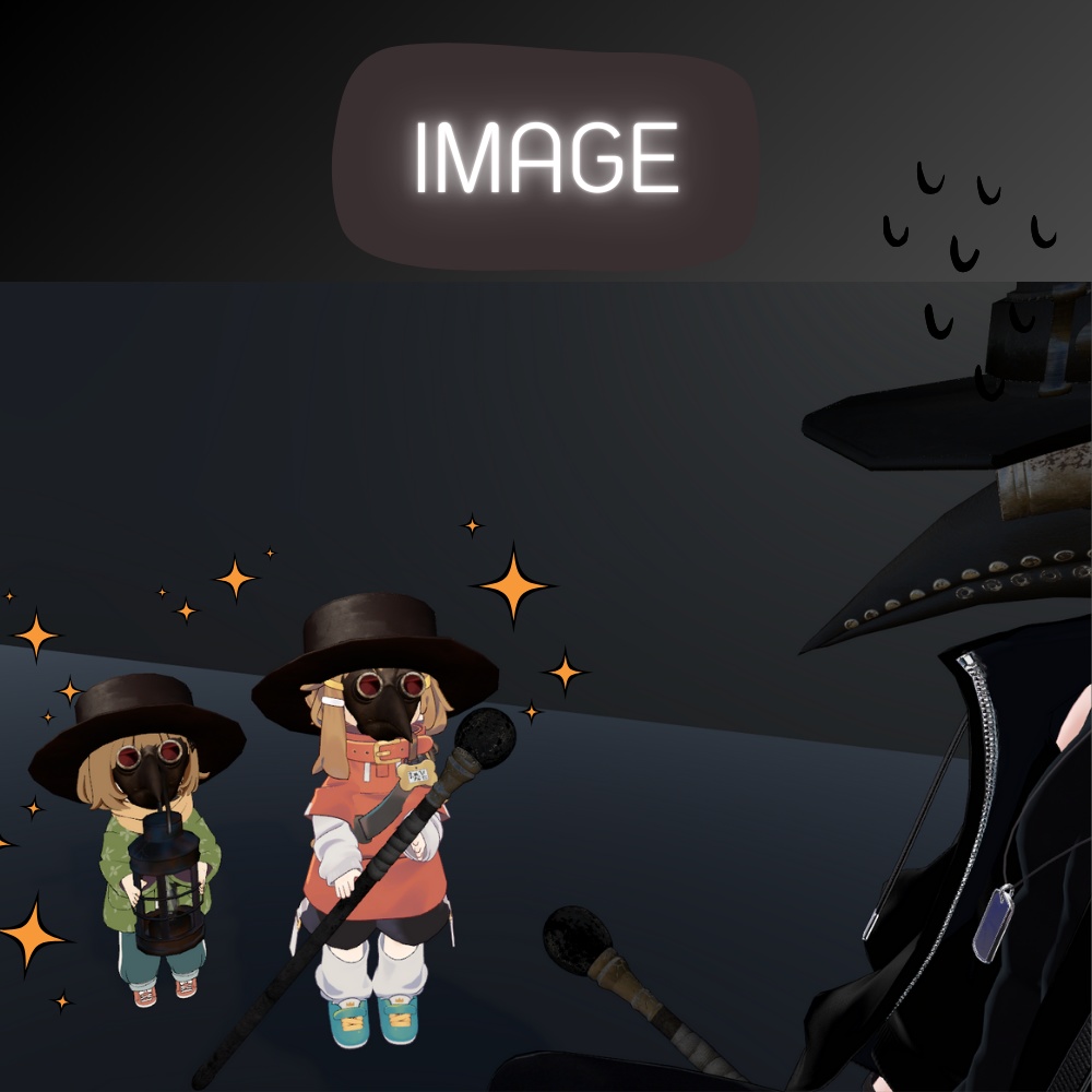 【パーティクル付き】ペスト医師【ハロウィンおすすめ】スチームパンク