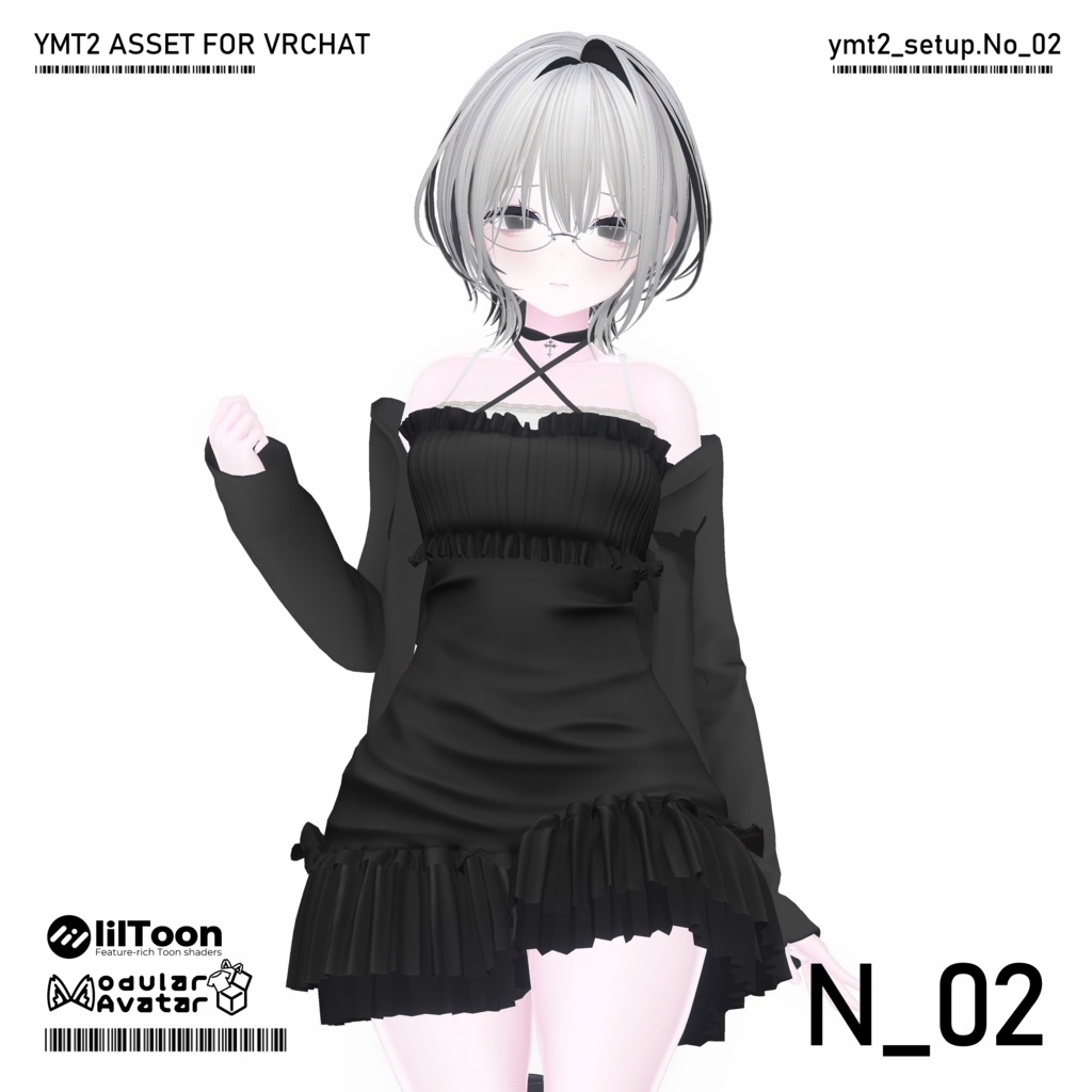【VRC衣装】 N02 【7 AVATAR】