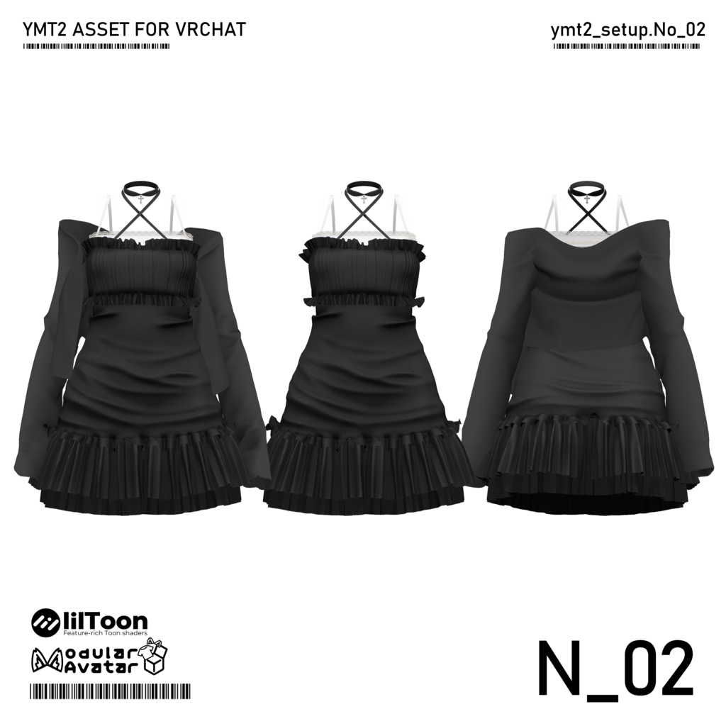 【VRC衣装】 N02 【7 AVATAR】