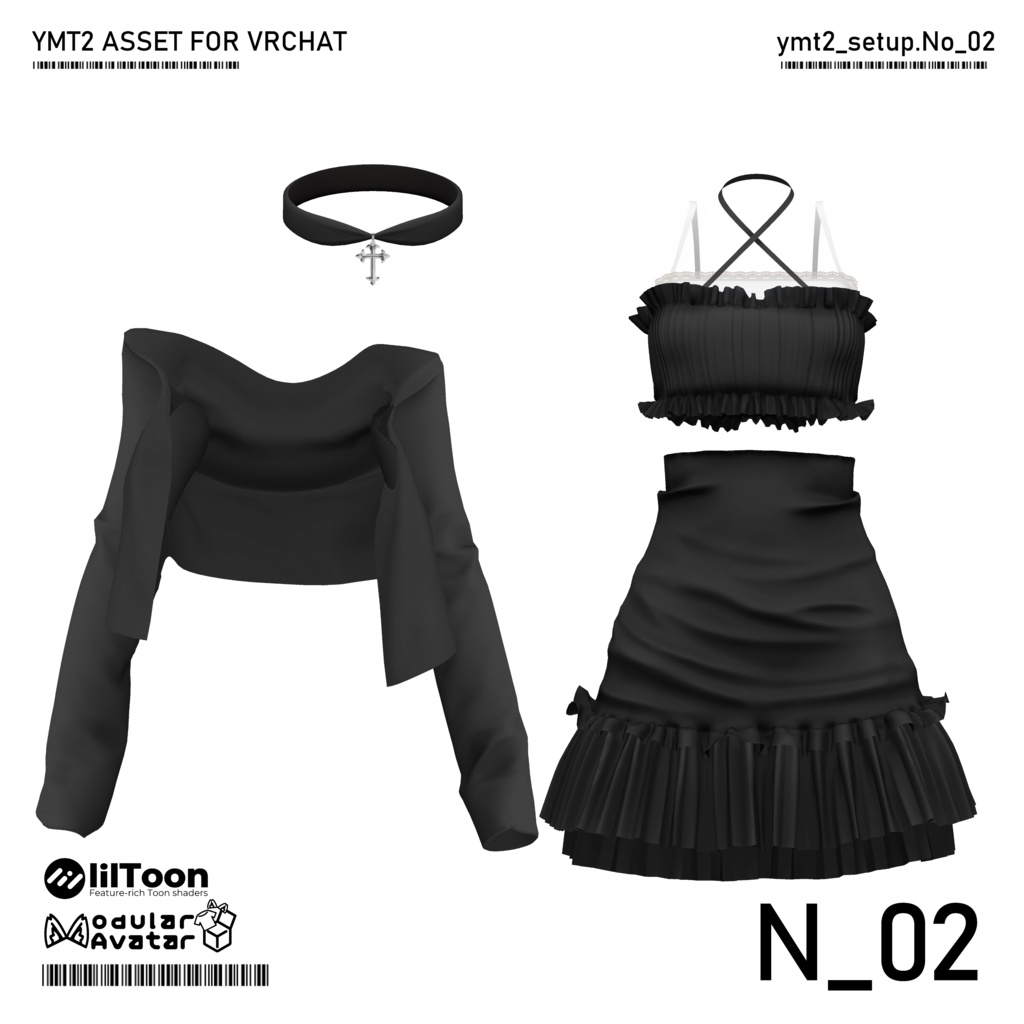 【VRC衣装】 N02 【7 AVATAR】