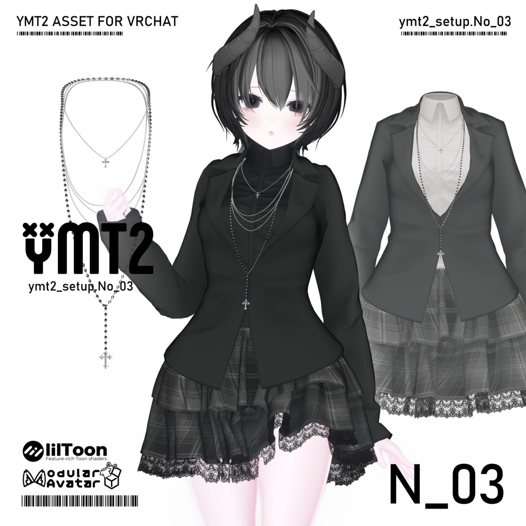 【VRC衣装】 N03 【7 AVATAR】