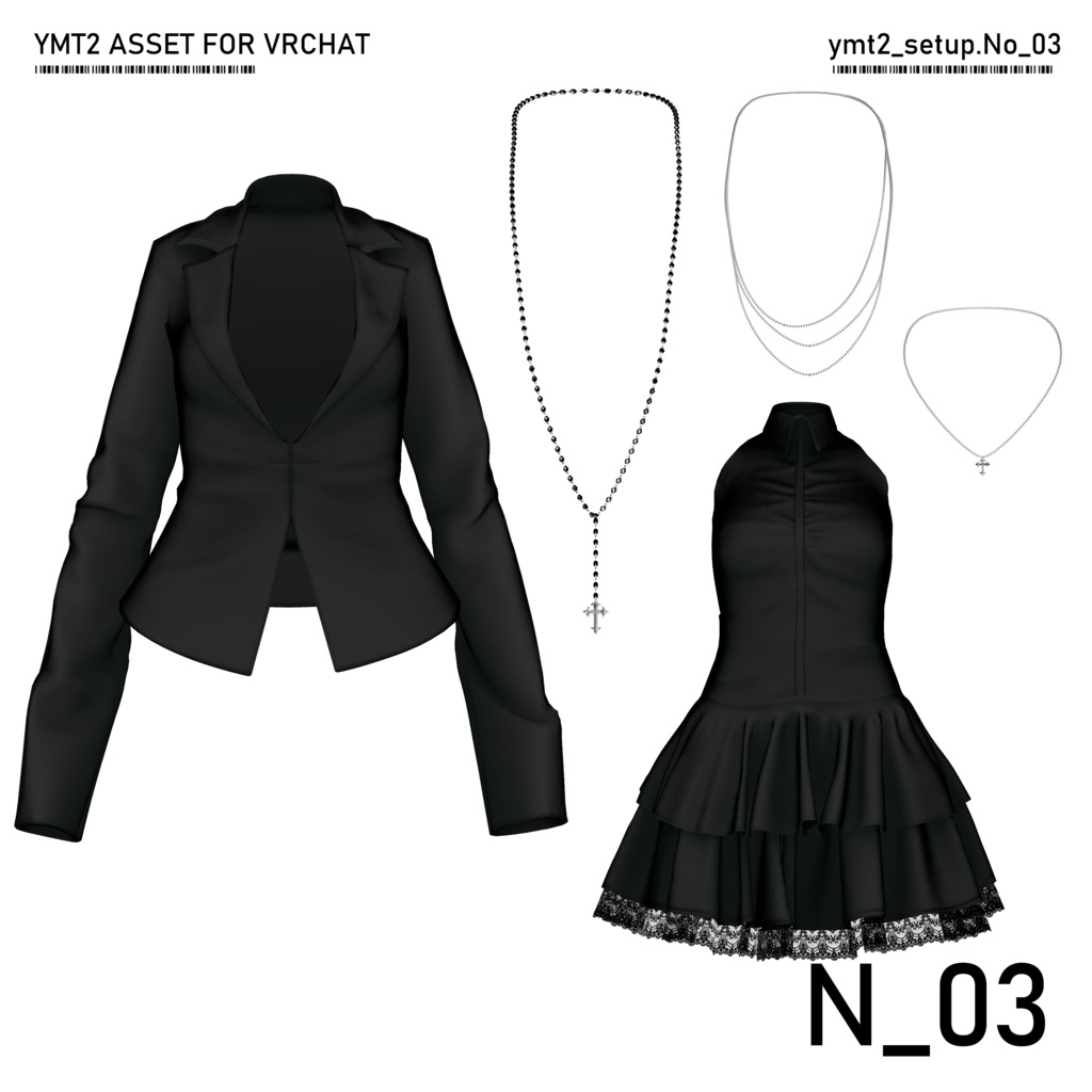 【VRC衣装】 N03 【7 AVATAR】