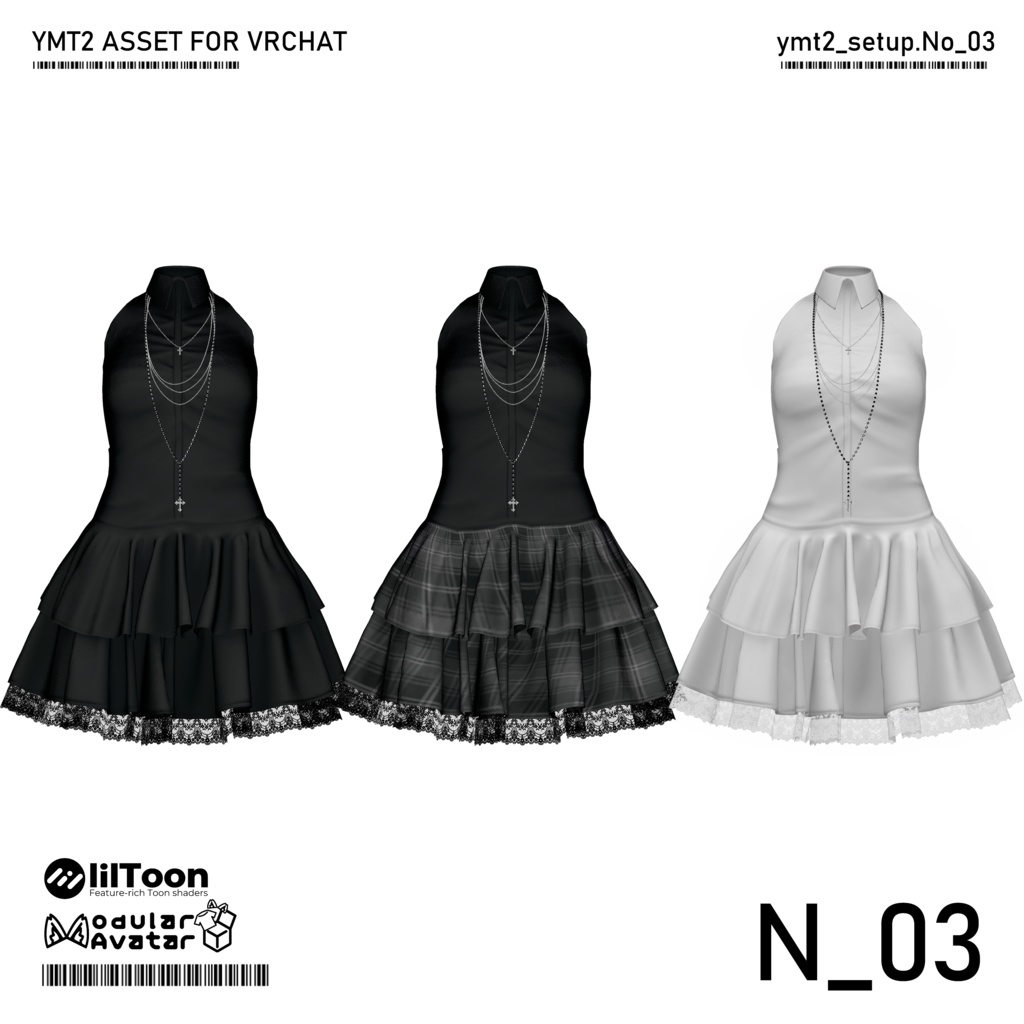 【VRC衣装】 N03 【7 AVATAR】