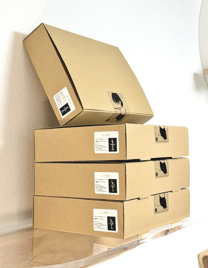 宝石のバレリーナ アクリルLEDスタンド「無垢(ダイヤモンド)」