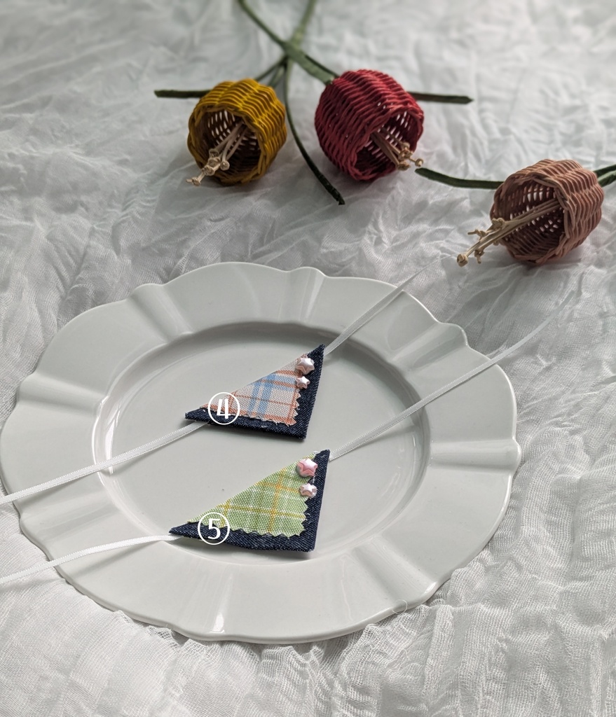 デニムバンダナ風スタイ