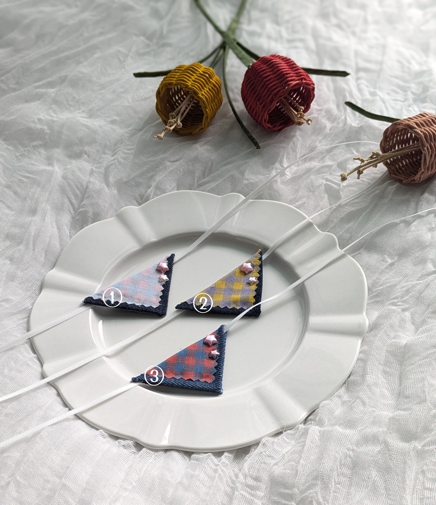 デニムバンダナ風スタイ