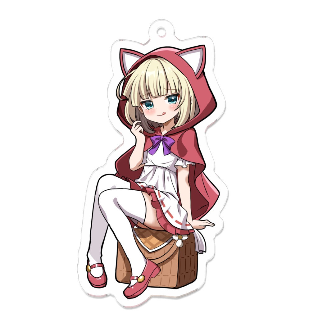 アクリルキーホルダー(赤ずきん)