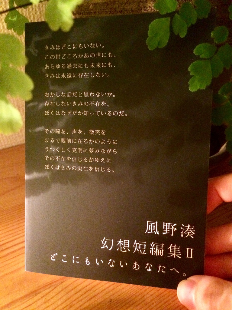 【幻想短編集Ⅱ】永遠の不在をめぐる