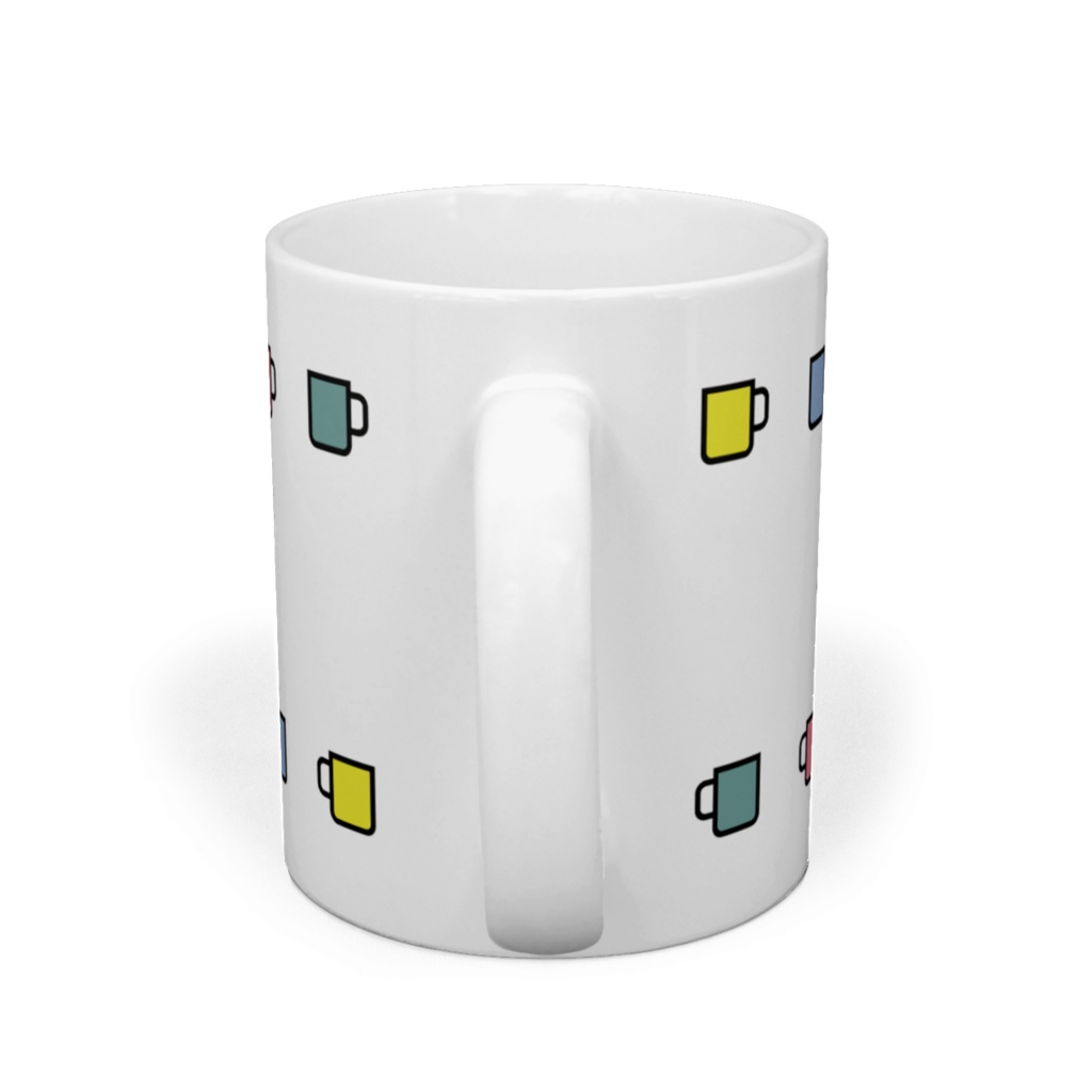 Mug マグカップパターン(白)