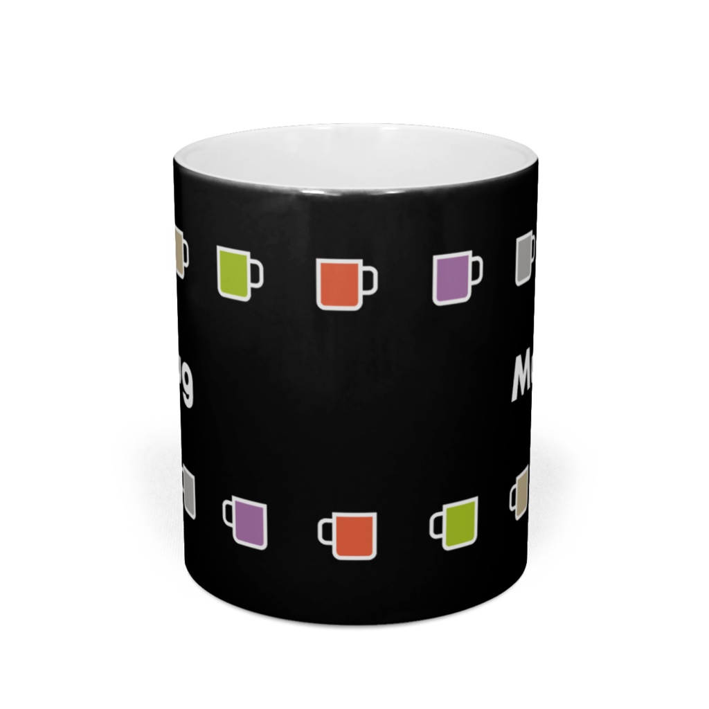 Mug マグカップパターン(黒)