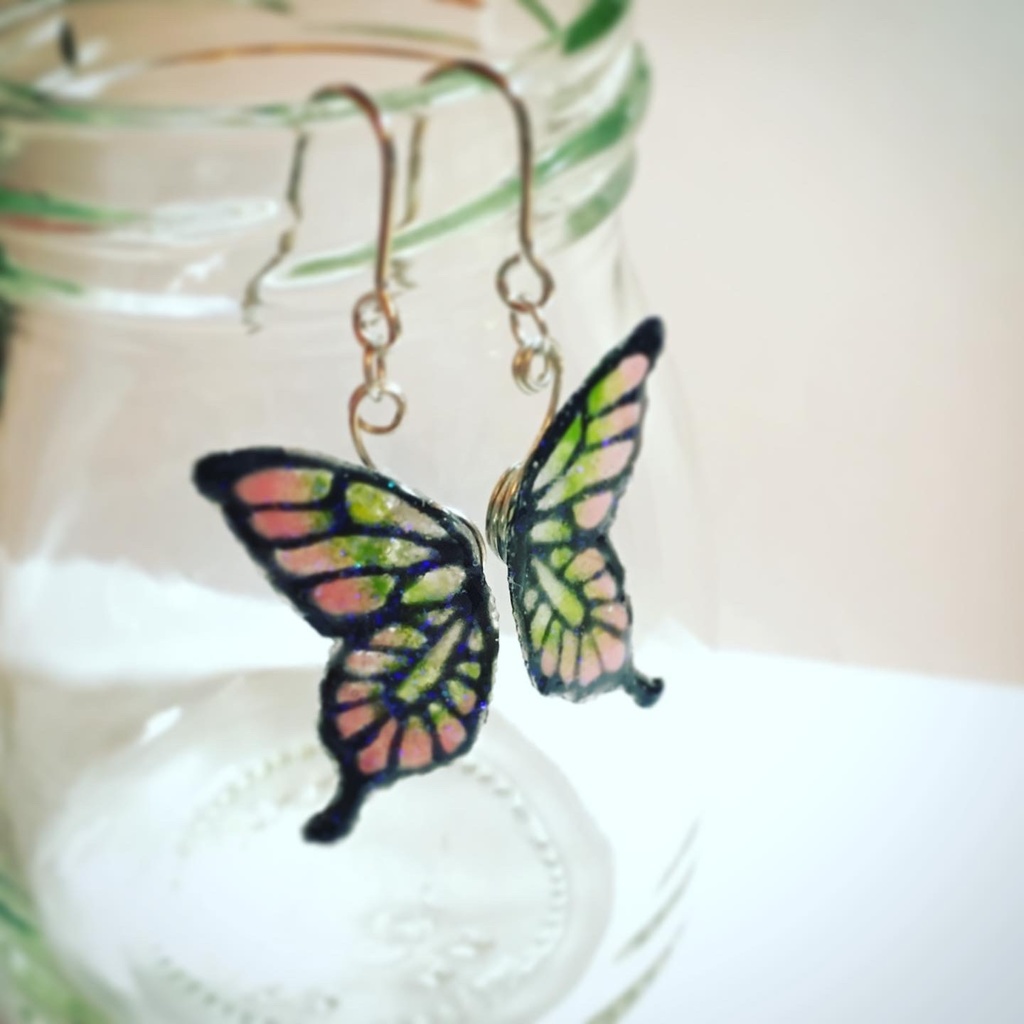 幻葬蝶ピアス(両耳)