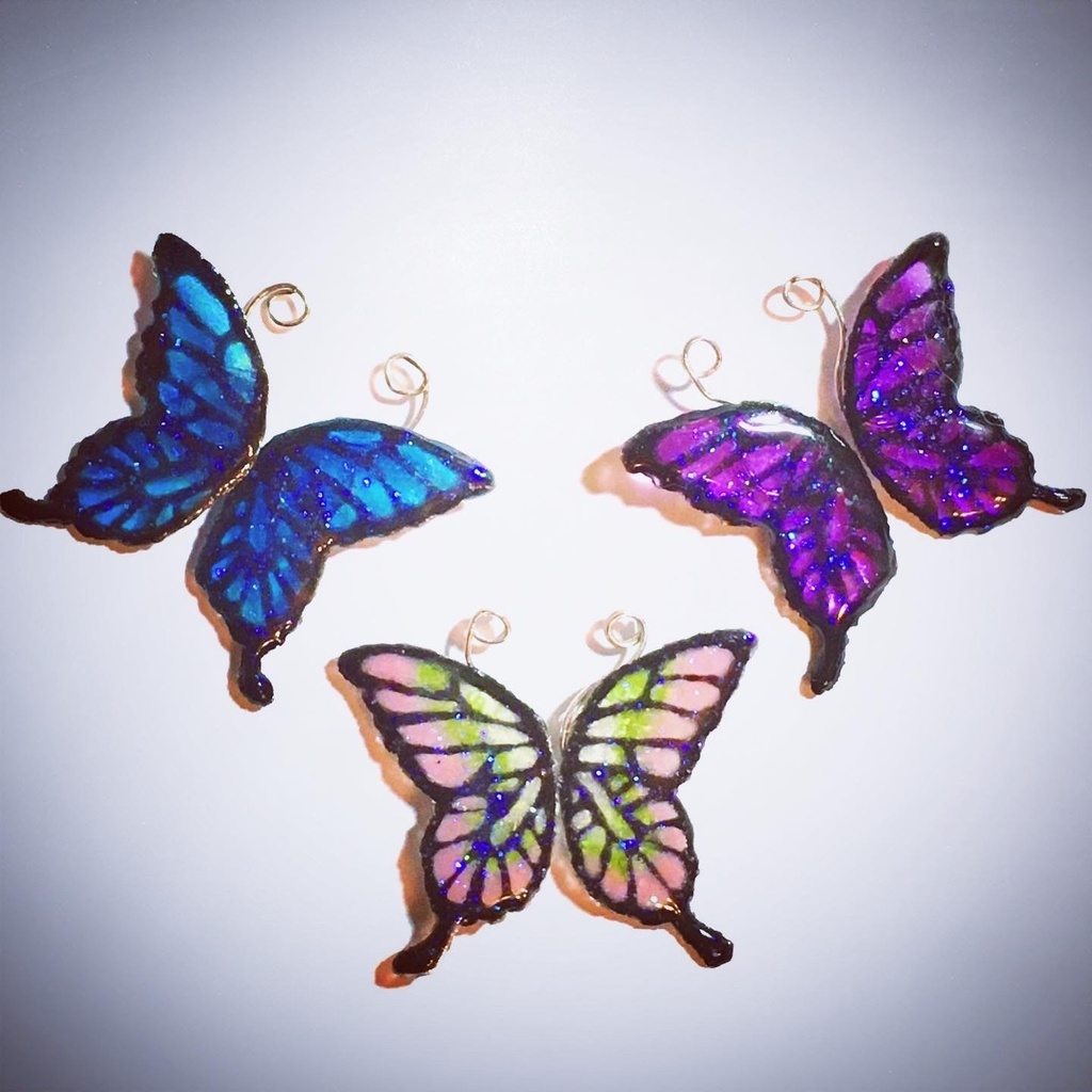 幻葬蝶ピアス（両耳）