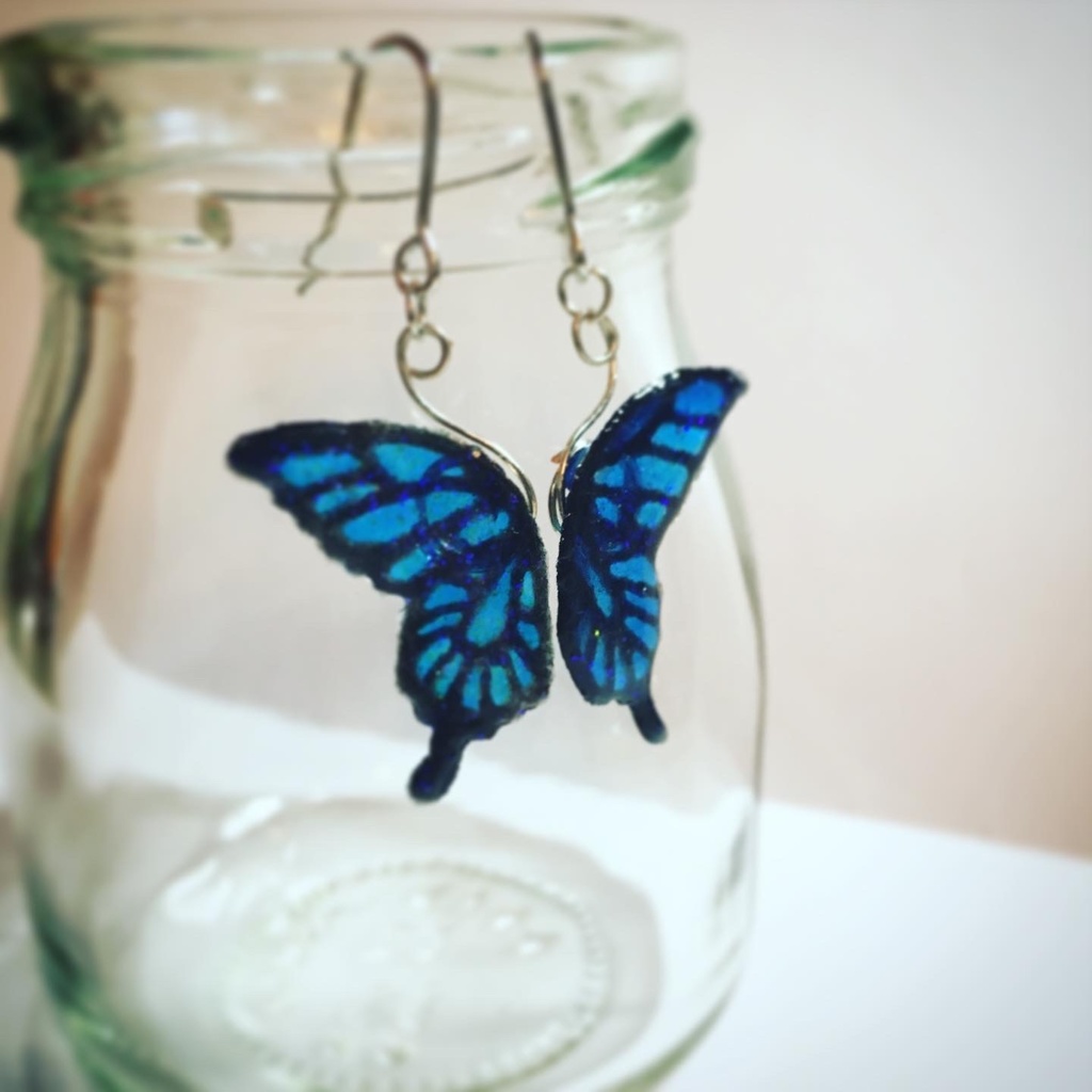 幻葬蝶ピアス(両耳)