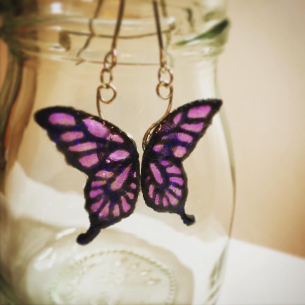 幻葬蝶ピアス(両耳)