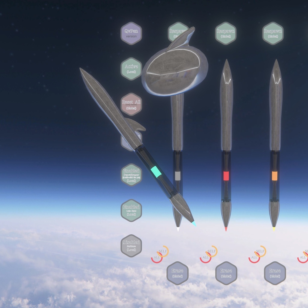 12/25までセール中🌠SharkPen-シャークペン-(QvPen用差し替えモデル)