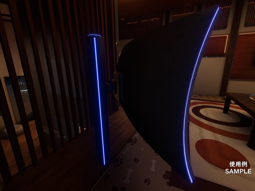 -CSD ZERO- VRChat向け湾曲Display・PhotoFrame