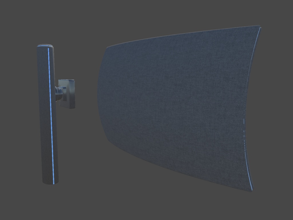 -CSD ZERO- VRChat向け湾曲Display・PhotoFrame