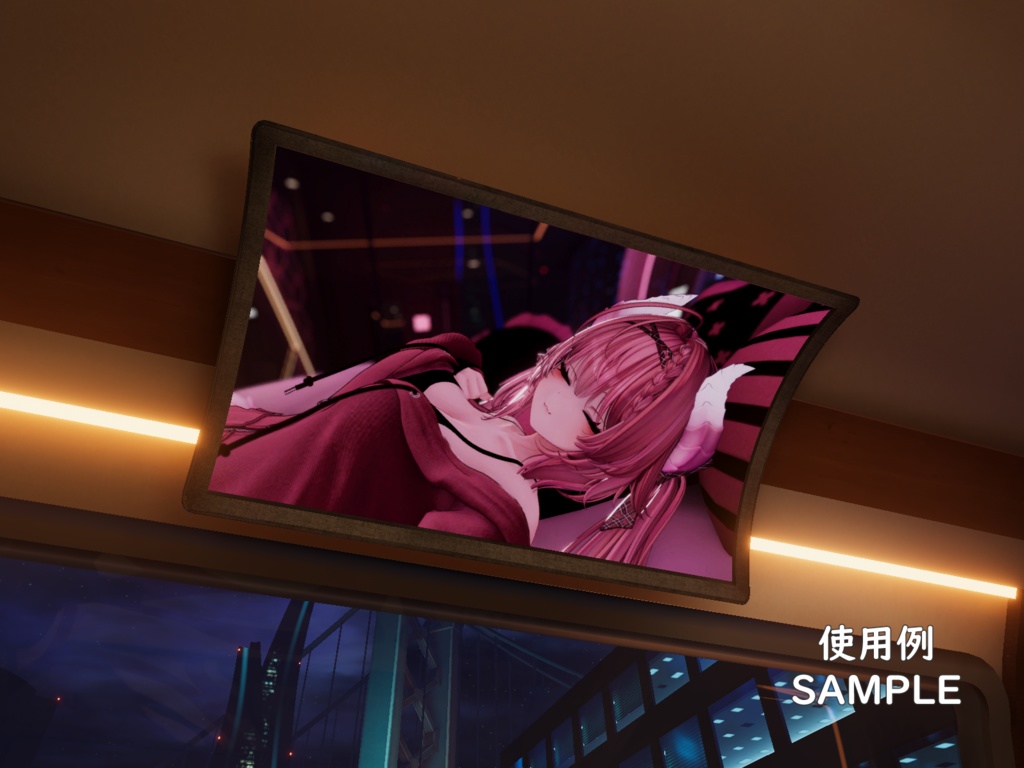 -CSD ZERO- VRChat向け湾曲Display・PhotoFrame