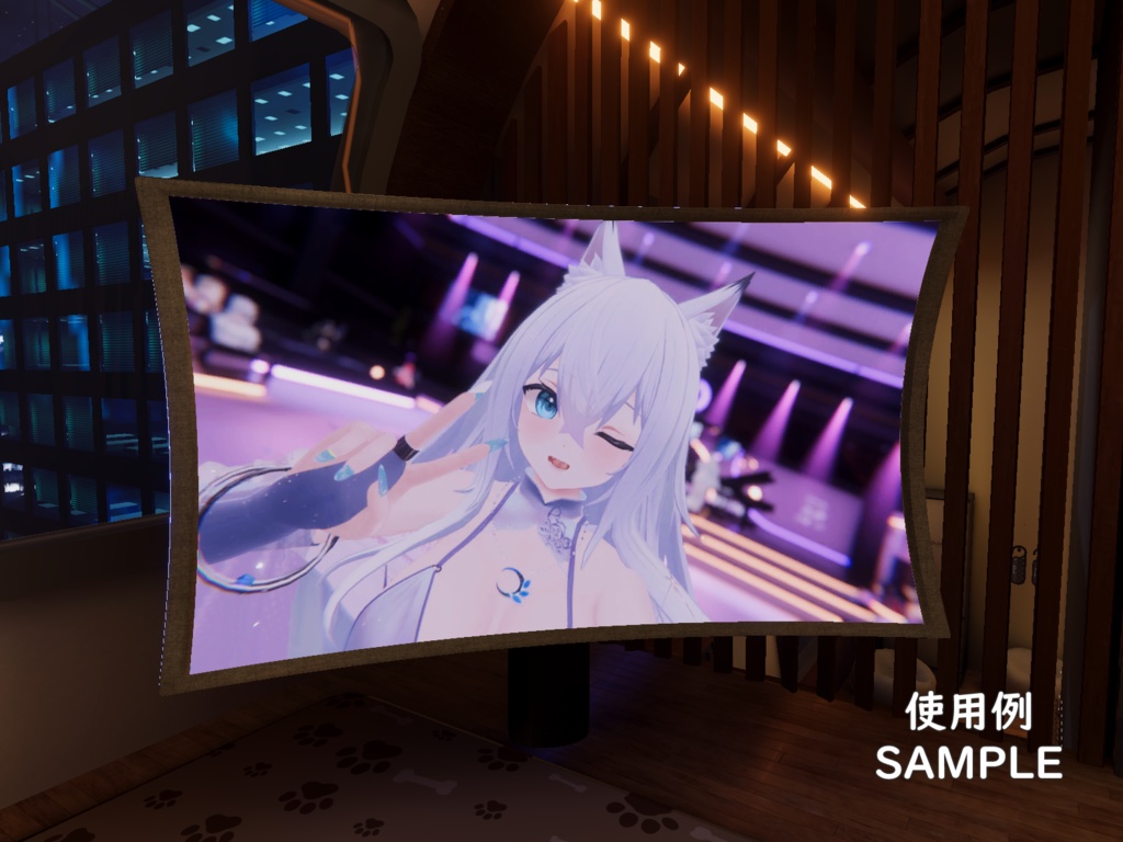 -CSD ZERO- VRChat向け湾曲Display・PhotoFrame