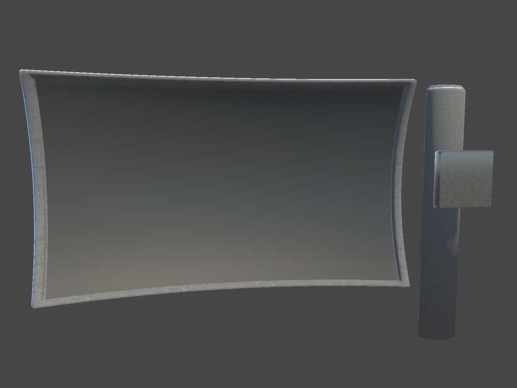 -CSD ZERO- VRChat向け湾曲Display・PhotoFrame