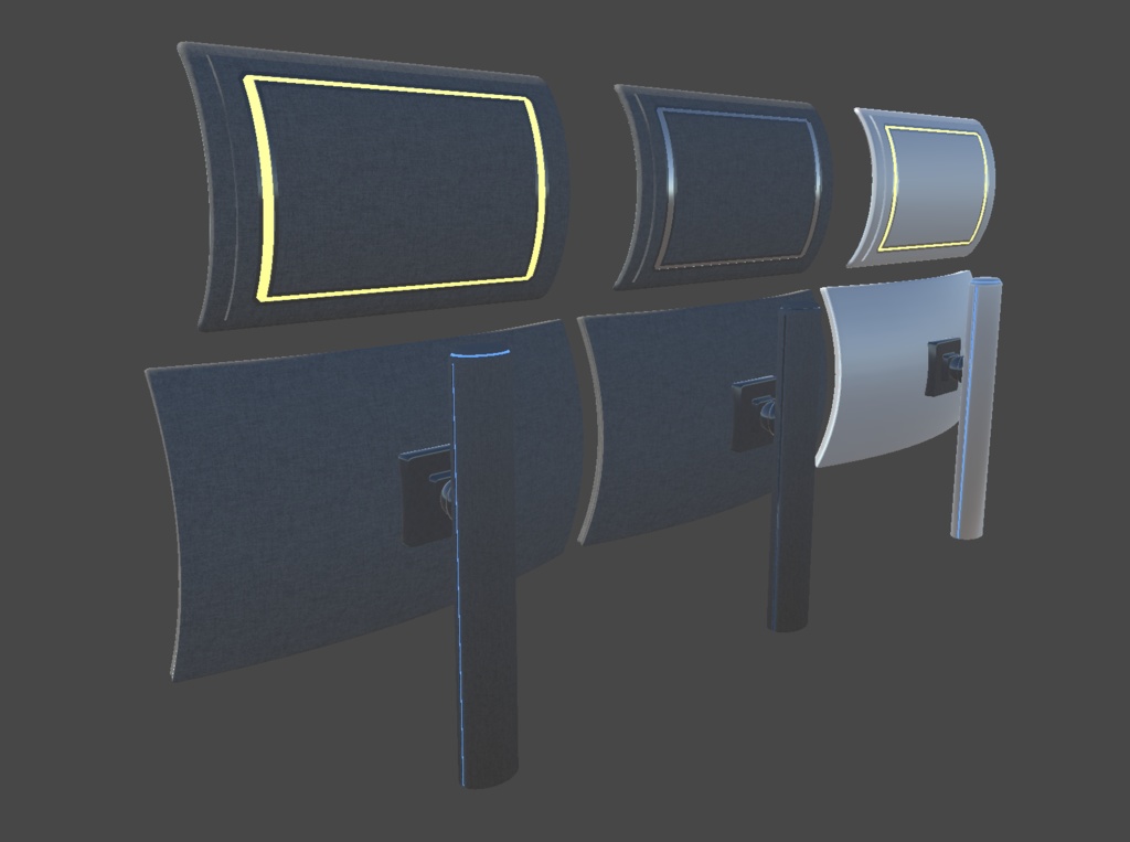 -CSD ZERO- VRChat向け湾曲Display・PhotoFrame