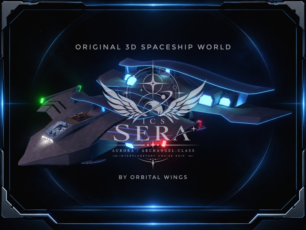 ✨発売記念セール中🎉オリジナルスペースシップ型ワールド-ICS SERA-