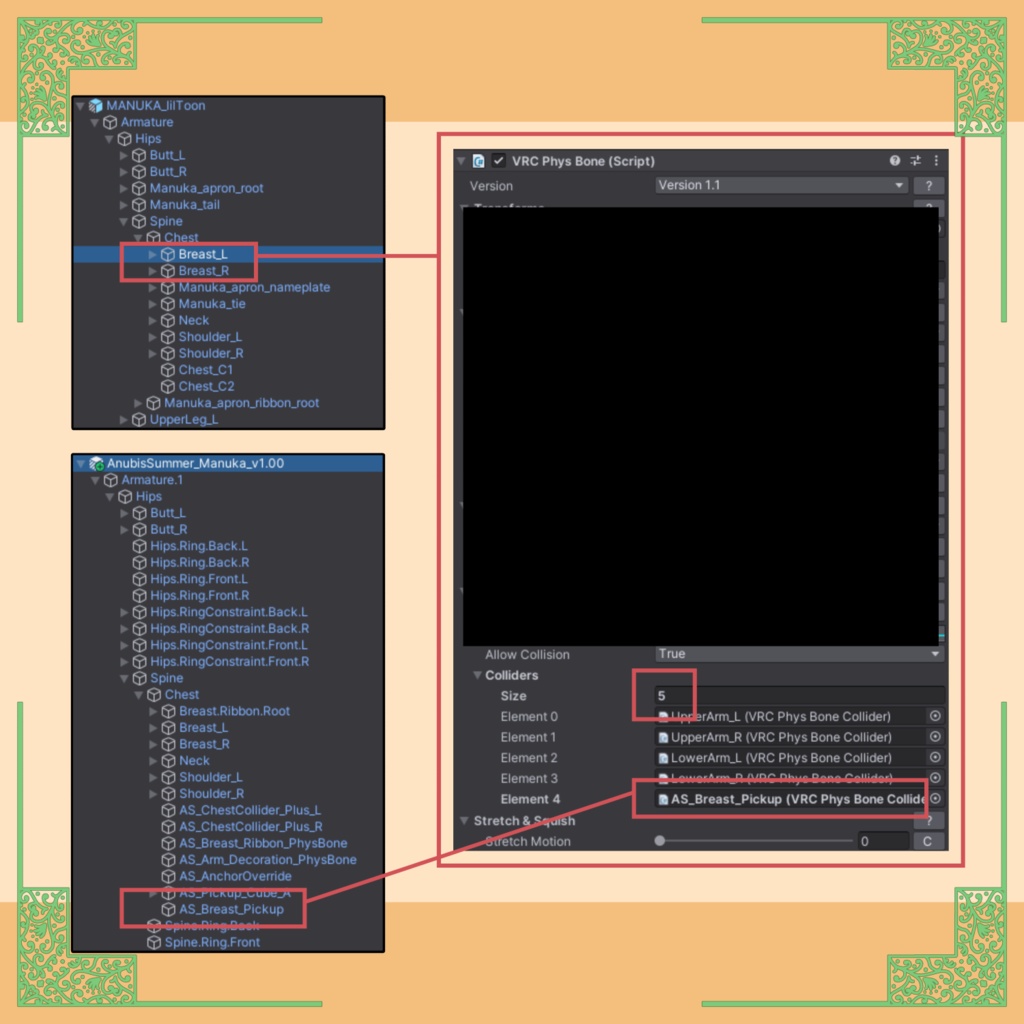 マヌカ用水着【Anubis Summer】